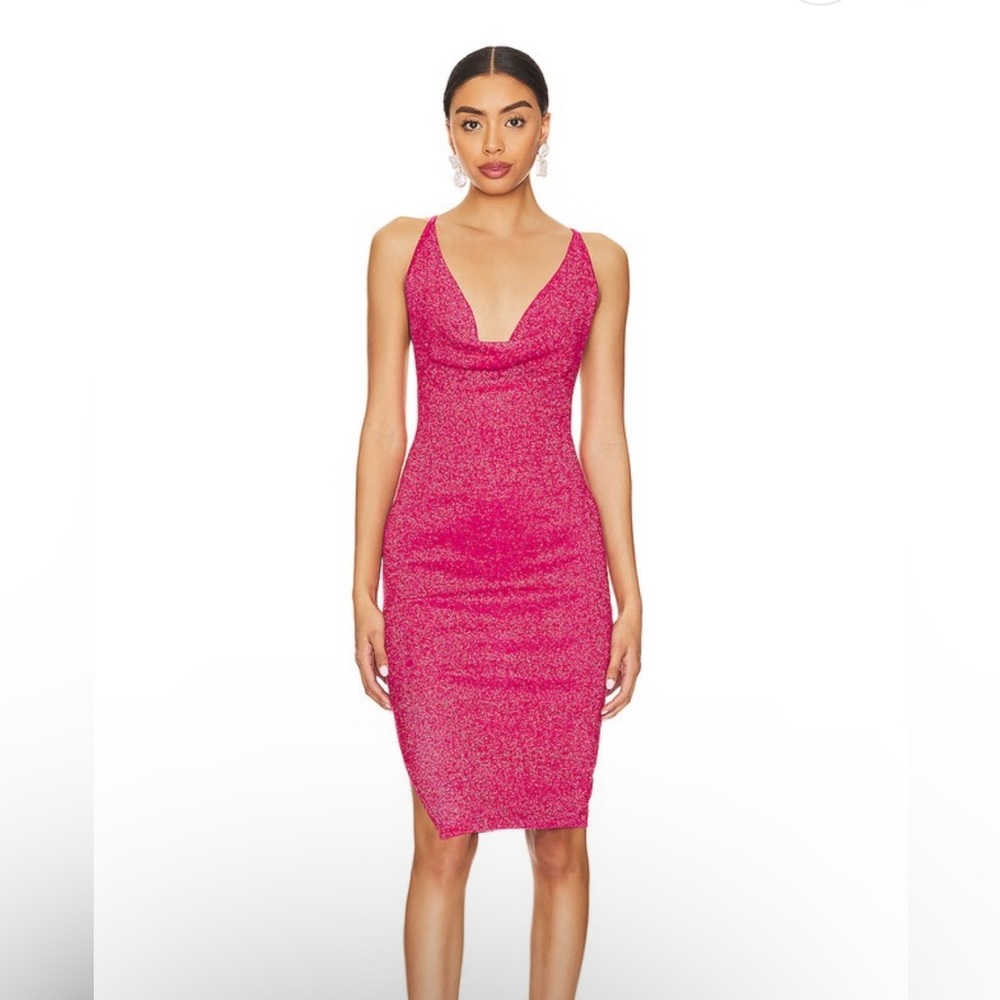 Superdown Pink Knit Dress